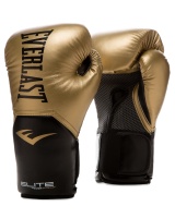 Перчатки тренировочные Elite ProStyle 10oz золот.