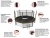 Батут UNIX line Black&Brown 10 ft (inside)